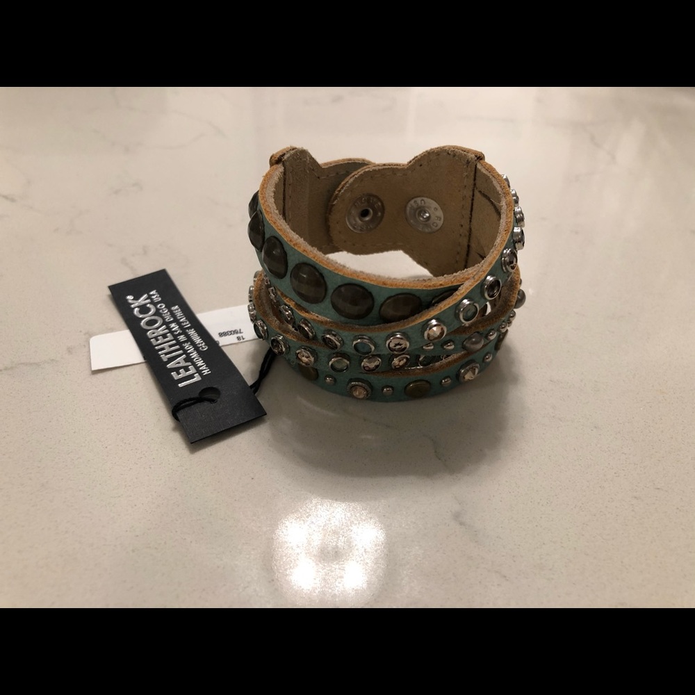 Leatherock bracelet, brand new
